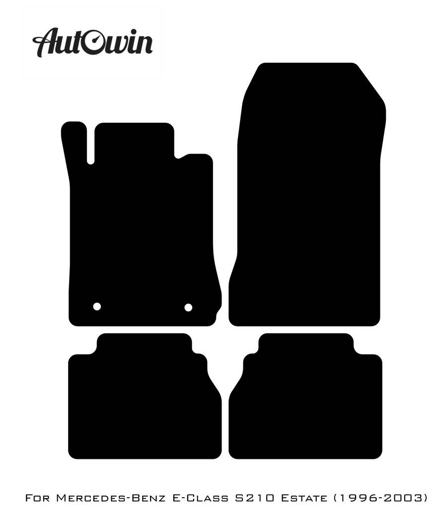 Blue Floor Mats For Mercedes Benz E-Class S210 Estate (1996-2003) | Limited Edition - AutoWin