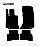 Blue Floor Mats For Mercedes Benz E-Class W214 Sedan (2023-2024) | Limited Edition - AutoWin