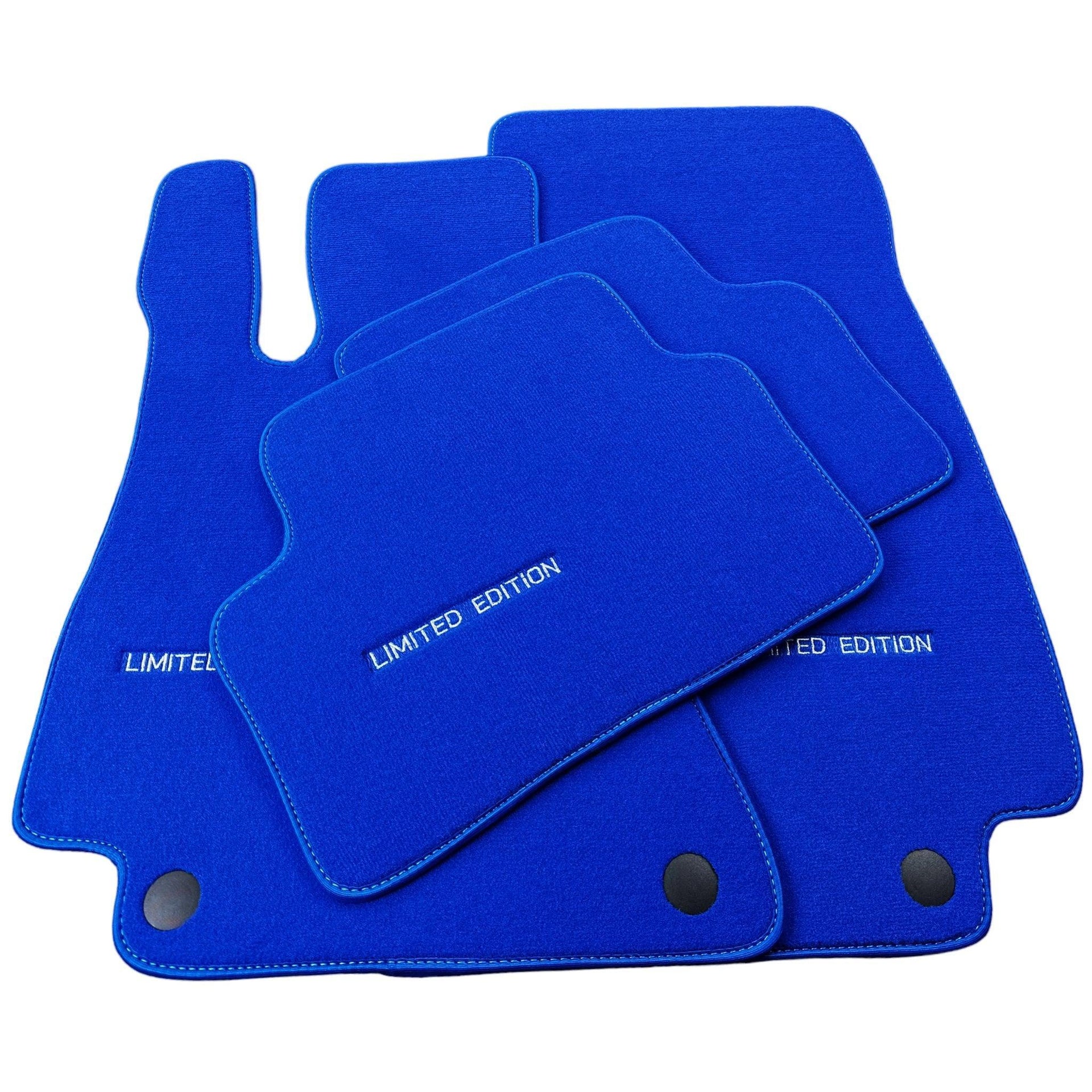 Blue Floor Mats For Mercedes Benz M-Class W163 (1997-2005) | Limited Edition - AutoWin