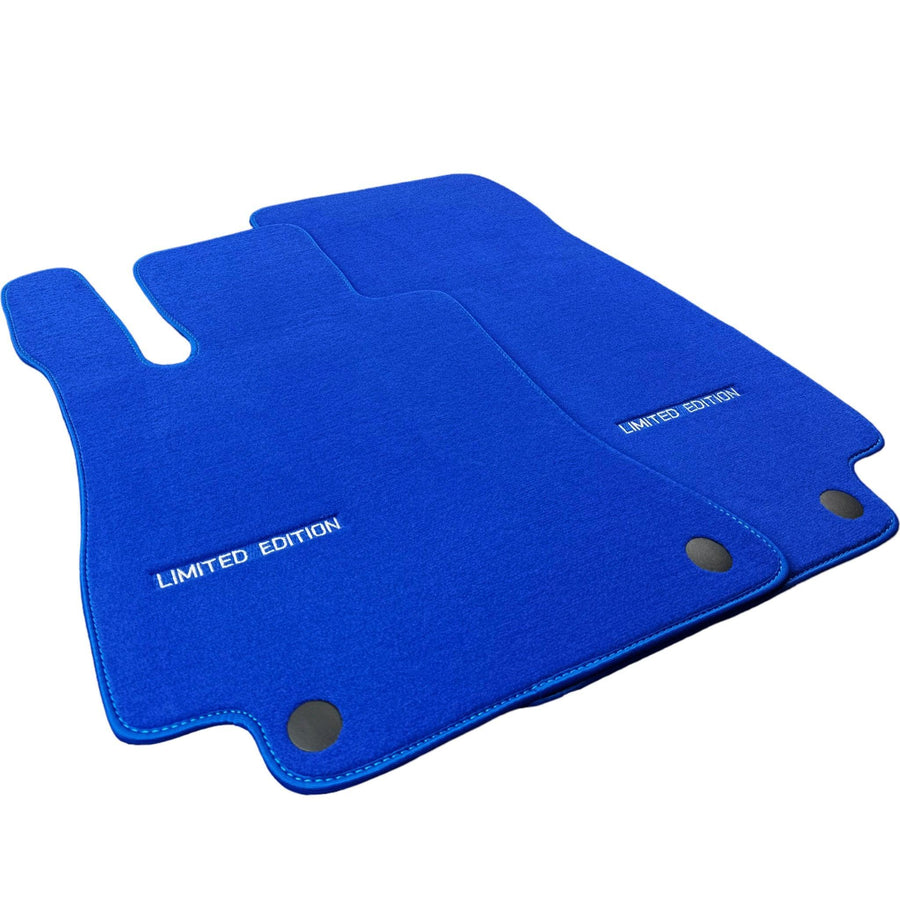 Blue Floor Mats For Mercedes Benz S-Class W221 (2005-2013) Long Wheelbase | Limited Edition - AutoWin