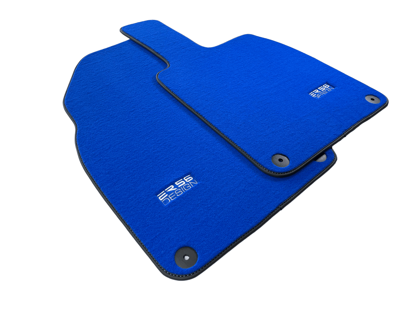 Blue Floor Mats for Porsche 718 Boxster 2016-2023 ER56 Design - AutoWin