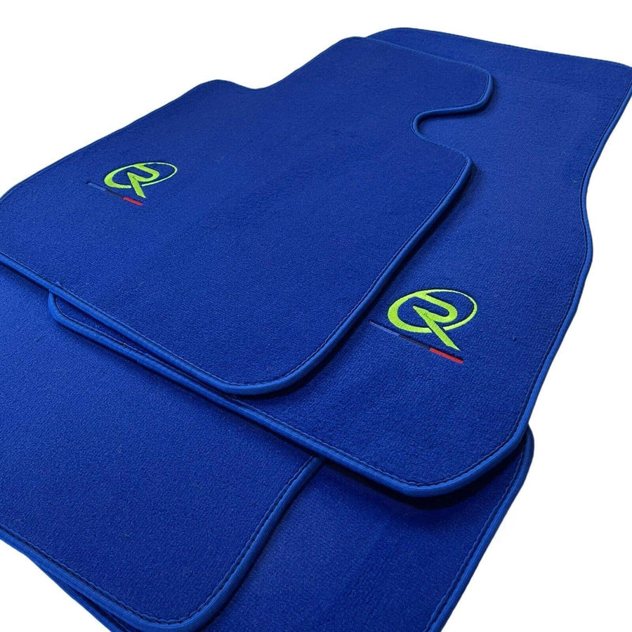 Blue Mats For BMW M3 E30 Tailored Set Perfect Fit - AutoWin