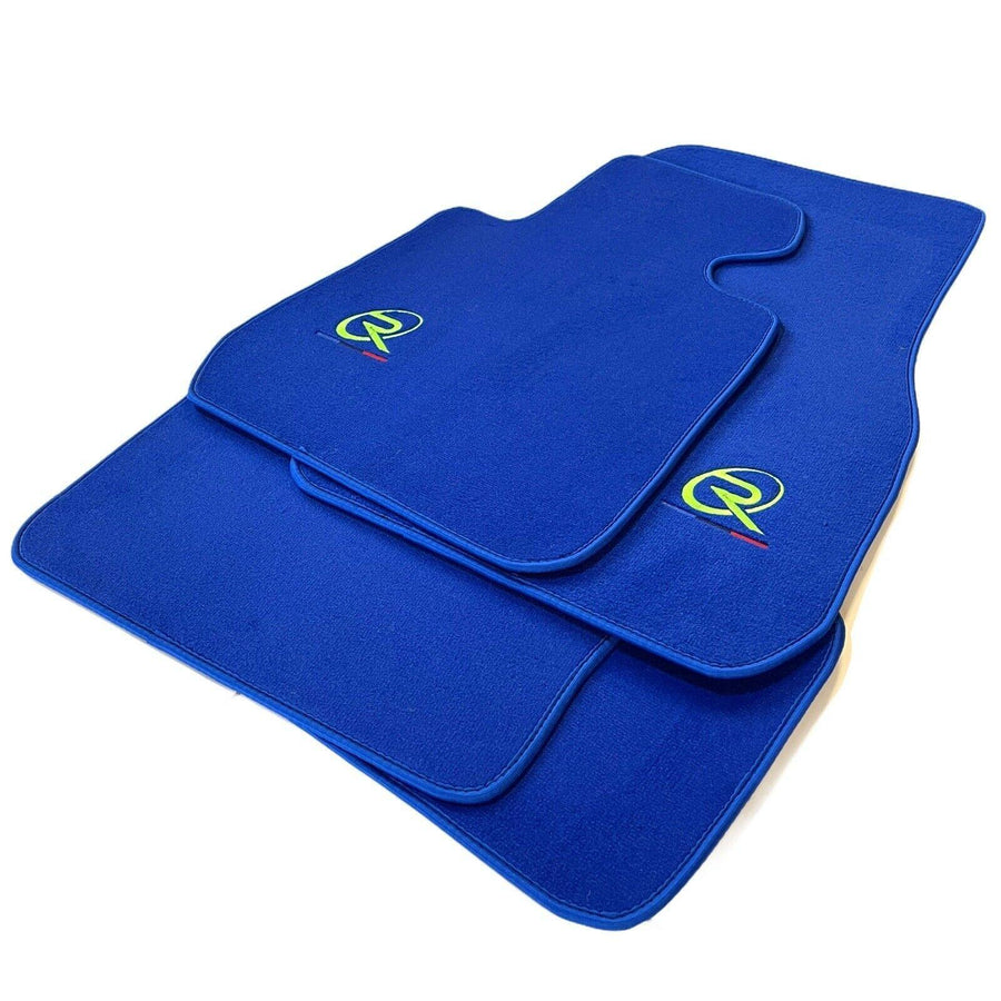 Blue Mats For BMW X6M E71 SUV Tailored Set Perfect Fit - AutoWin