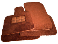 Brown Sheepskin Floor Mats For Rolls Royce Dawn Rr6 2016-2023 Er56 Design Brand - AutoWin