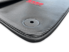 Carbon Fiber Leather Floor Mats for Audi R8 2015-2023 ER56 Design - AutoWin