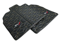 Carbon Leather Floor Mats for Lamborghini Aventador SVJ Limited Edition - AutoWin