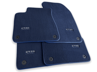 Dark Blue Floor Mats for Audi A4 - B9 Allroad Quattro (2020-2024) | ER56 Design - AutoWin