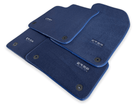 Dark Blue Floor Mats for Audi A4 - B9 Sedan (2018-2019) | ER56 Design - AutoWin