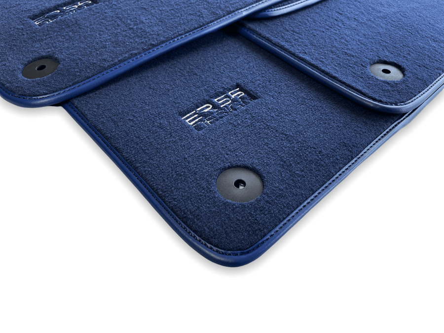 Dark Blue Floor Mats for Audi A5 - 8F7 Convertible (2009-2017) | ER56 Design - AutoWin