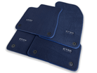 Dark Blue Floor Mats for Audi A5 - F57 Convertible (2017-2020) | ER56 Design - AutoWin
