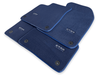 Dark Blue Floor Mats for Audi A6 - C5 Sedan (1997-2002) | ER56 Design - AutoWin