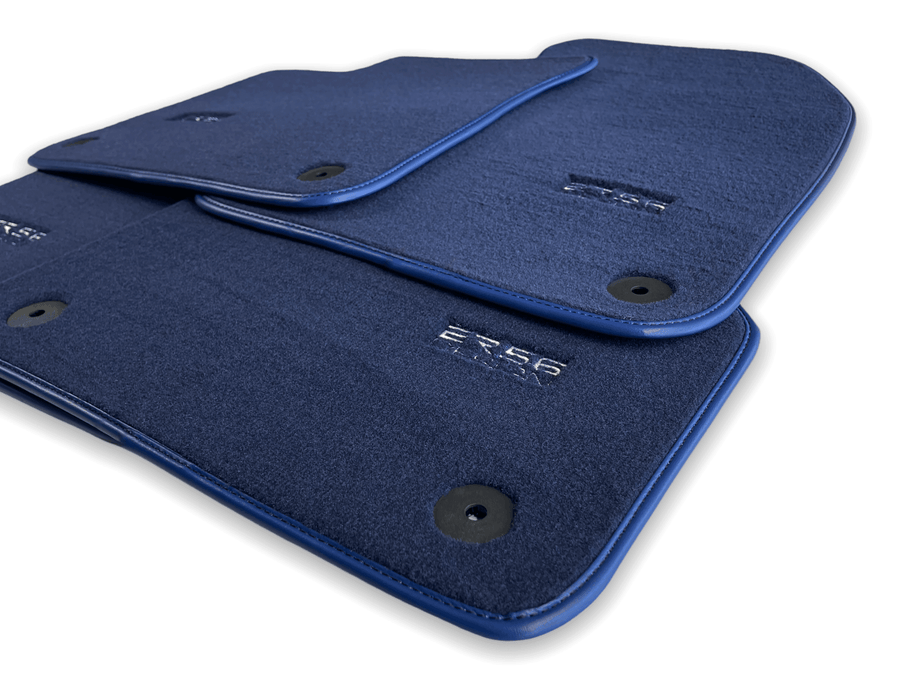 Dark Blue Floor Mats for Audi A6 - C5 Sedan Facelift (2002-2004) | ER56 Design - AutoWin