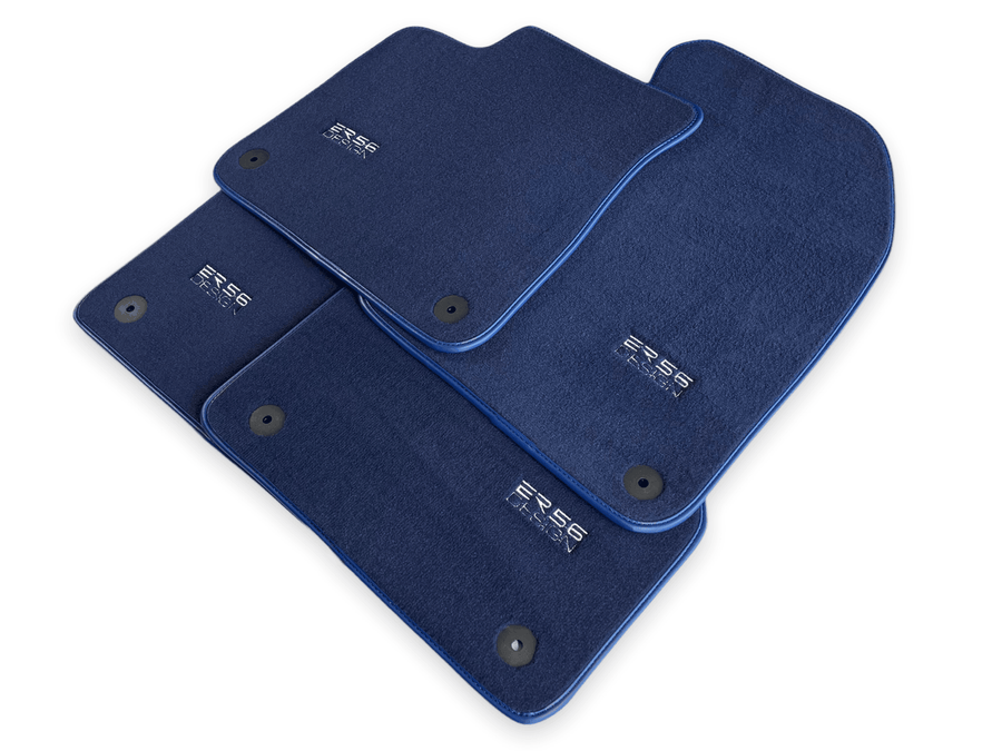 Dark Blue Floor Mats for Audi A6 - C5 Sedan Facelift (2002-2004) | ER56 Design - AutoWin