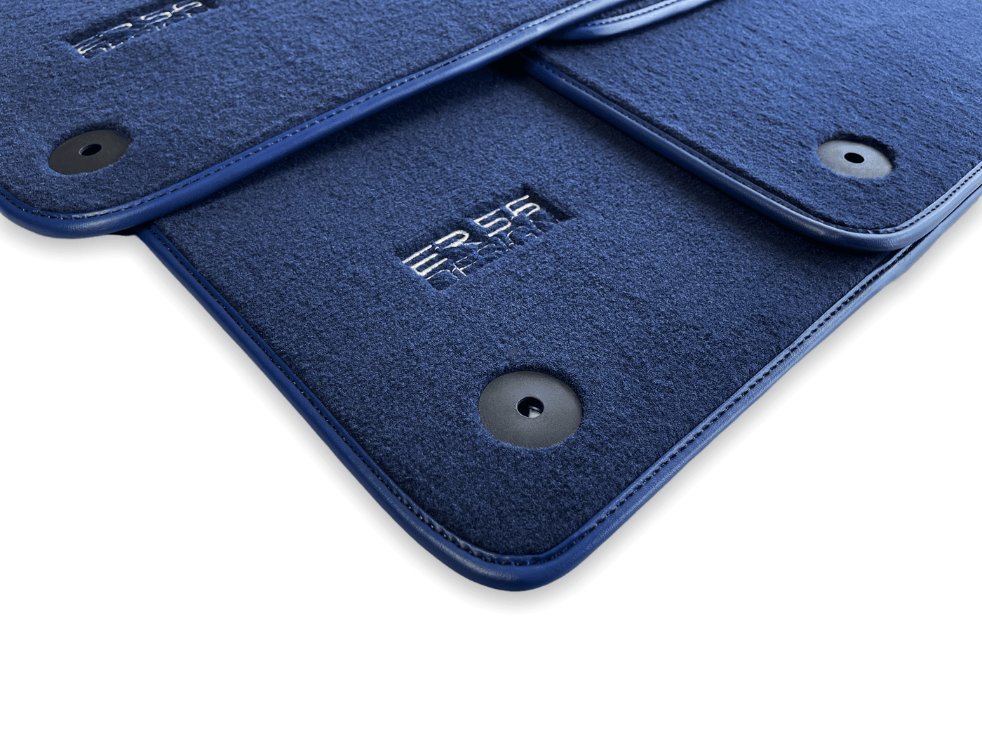 Dark Blue Floor Mats for Audi A6 - C6 Avant Facelift (2008-2011) | ER56 Design - AutoWin