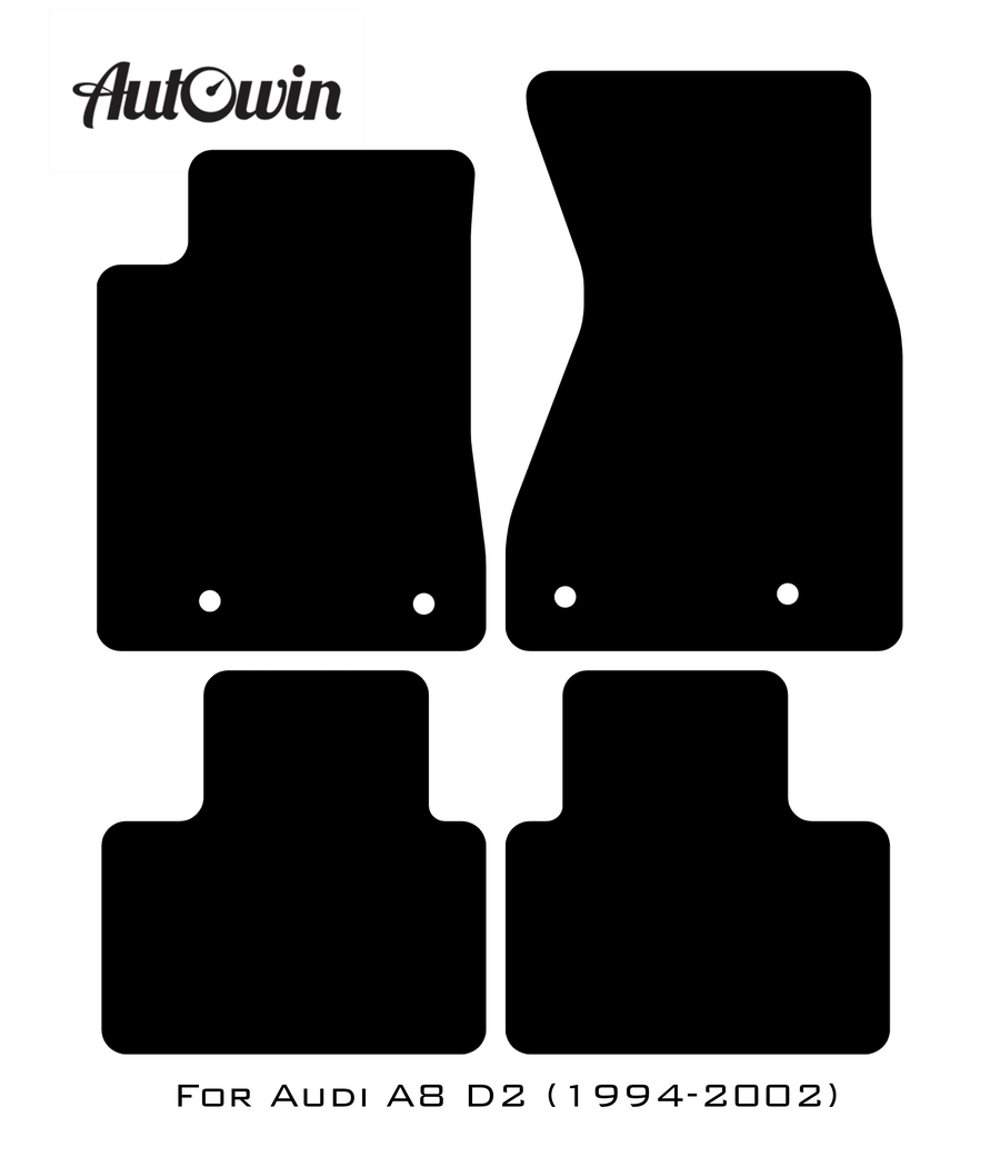 Dark Blue Floor Mats for Audi A8 D2 (1994-2002) | ER56 Design - AutoWin