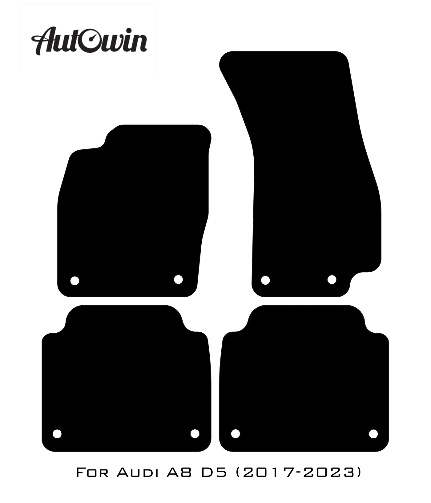 Dark Blue Floor Mats for Audi A8 D5 (2017-2023) | ER56 Design - AutoWin