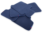 Dark Blue Floor Mats For BMW X3 Series F25 With M Package - AutoWin