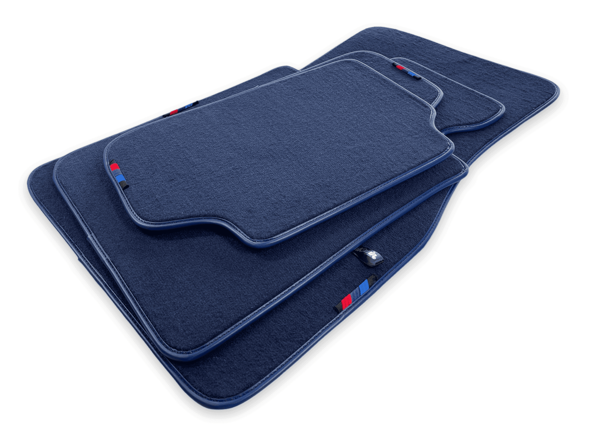 Dark Blue Floor Mats for BMW iX (2022-2024) with M Package - AutoWin
