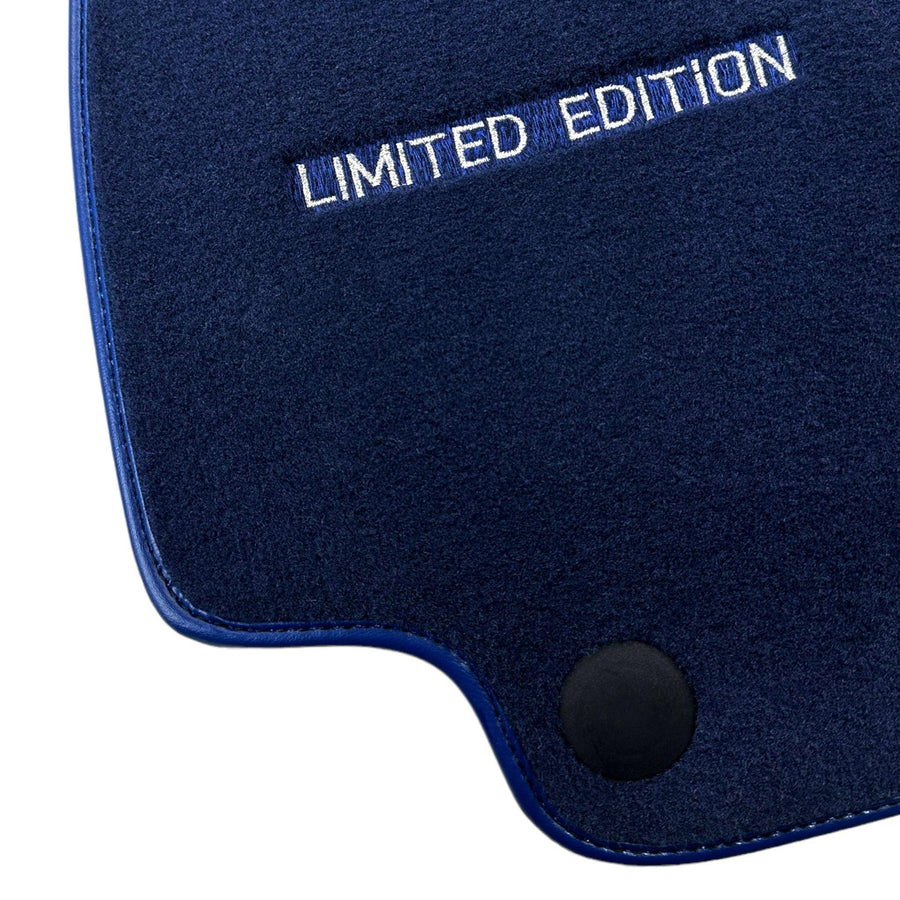 Dark Blue Floor Mats For Mercedes Benz B-Class W247 (2019-2023) | Limited Edition - AutoWin