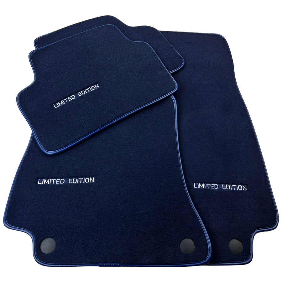 Dark Blue Floor Mats For Mercedes Benz B-Class W247 (2019-2023) | Limited Edition - AutoWin