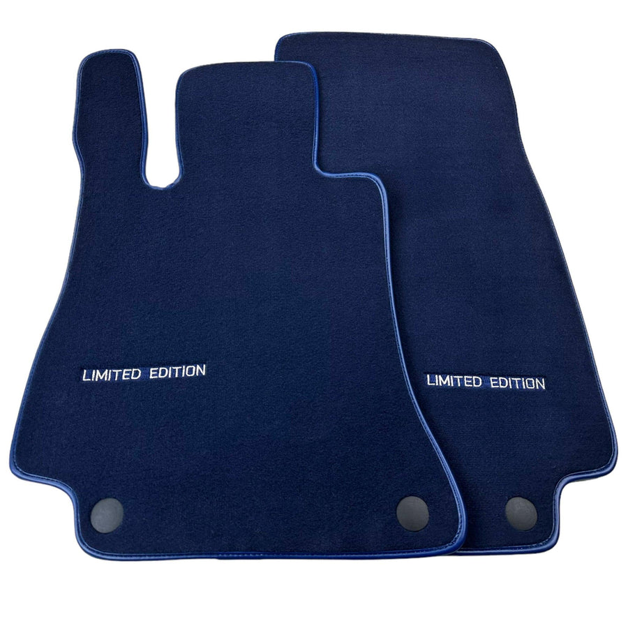 Dark Blue Floor Mats For Mercedes Benz CLA-Class C117 Coupe (2013-2019) | Limited Edition - AutoWin