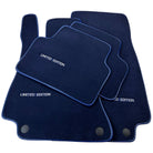Dark Blue Floor Mats For Mercedes Benz CLS-Class C257 Coupe (2018-2023) | Limited Edition - AutoWin