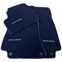 Dark Blue Floor Mats For Mercedes Benz E-Class A207 Convertible (2010-2013) | Limited Edition - AutoWin