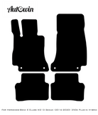 Dark Blue Floor Mats For Mercedes Benz E-Class W213 Sedan (2016-2020) Hybrid | Limited Edition - AutoWin