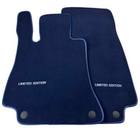 Dark Blue Floor Mats For Mercedes Benz E-Class W213 Sedan (2016-2020) Hybrid | Limited Edition - AutoWin