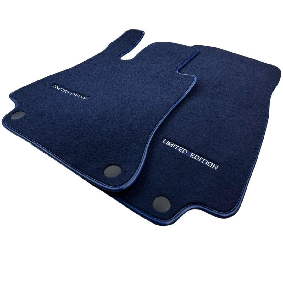 Dark Blue Floor Mats For Mercedes Benz GL-Class X166 (2012-2015) | Limited Edition - AutoWin