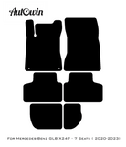 Dark Blue Floor Mats For Mercedes Benz GLB-Class X247 (2020-2023) | Limited Edition - AutoWin