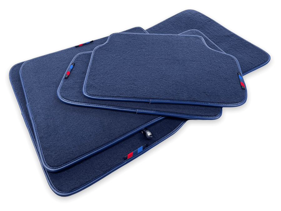 Dark Blue Mats For BMW 5 Series E61 Wagon With M Package - AutoWin