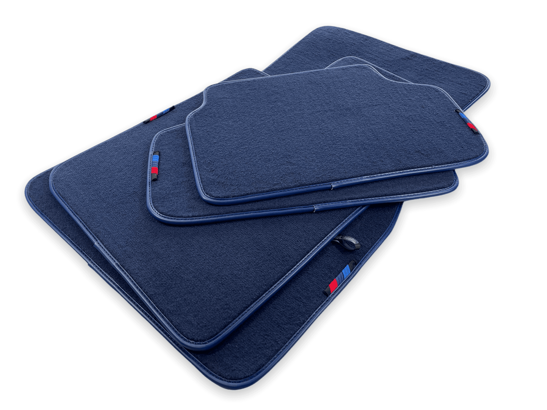 Dark Blue Mats For BMW 7 Series E32 With M Package - AutoWin