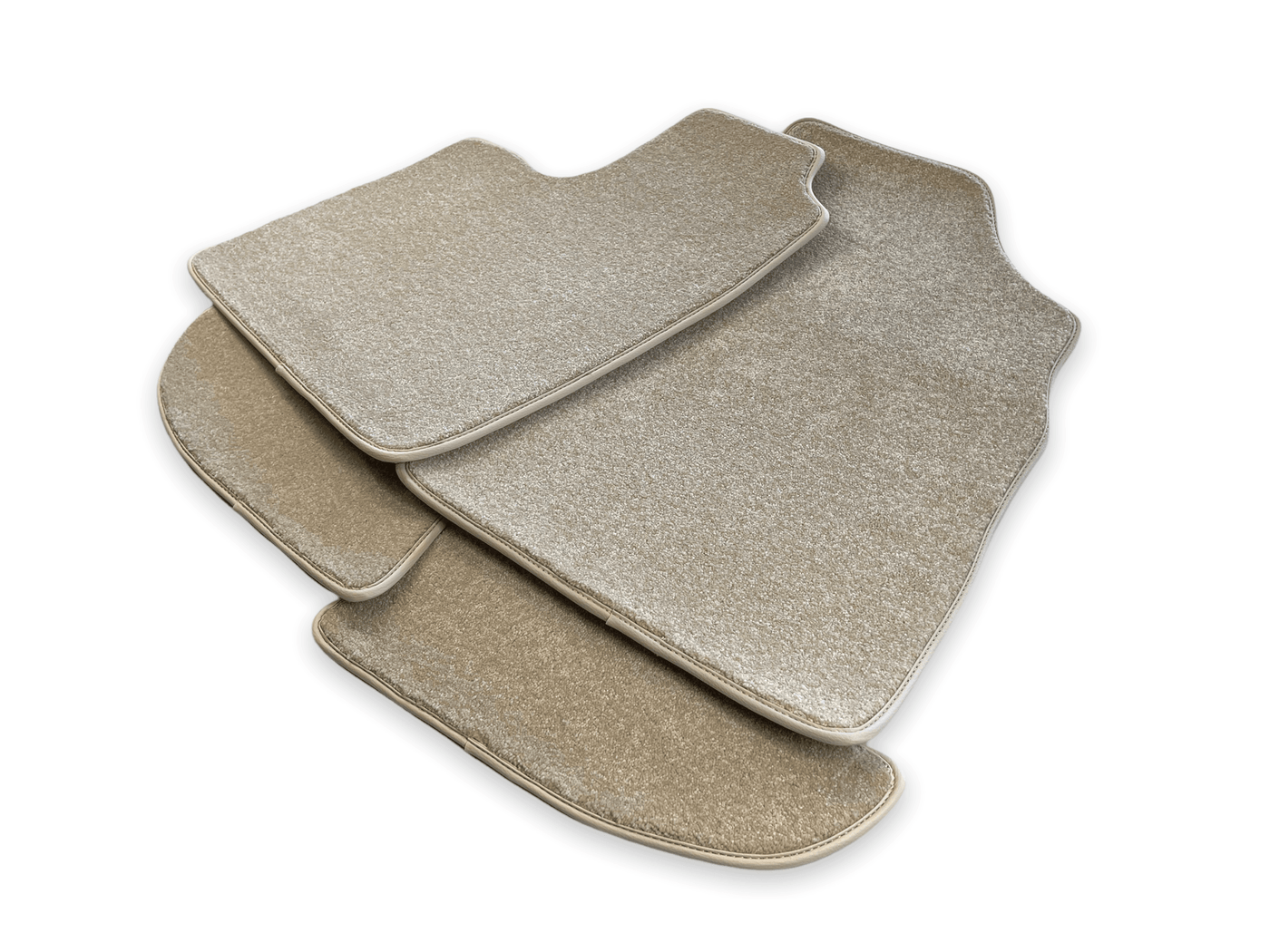 Floor Mats For Bentley Continental GT Beige Luxury Quality 2003–2011 - AutoWin