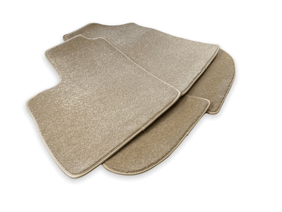 Floor Mats For Bentley Continental GT Beige Luxury Quality 2003–2011 - AutoWin