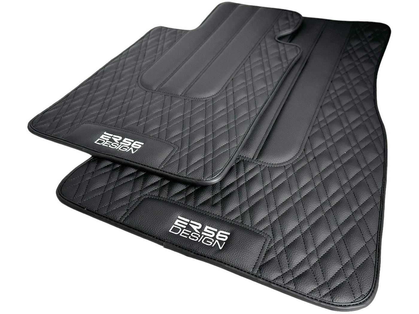Floor Mats For BMW 1 Series F21 3-door Hatchback Black Leather Er56 Design - AutoWin