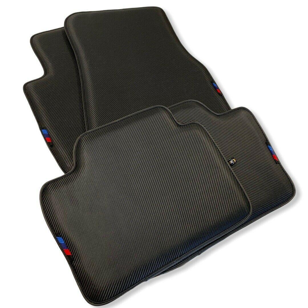 Floor Mats For BMW 3 Series E91 5-door Touring Autowin Brand Carbon Fiber Leather - AutoWin
