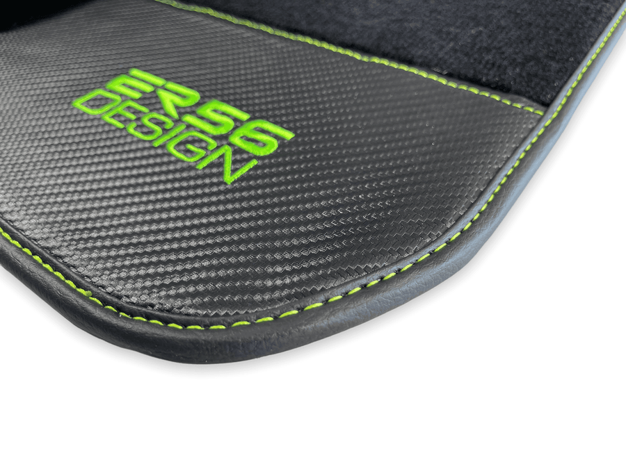 Floor Mats For BMW 3 Series E91 5-door Touring Carbon Leather Er56 Design - AutoWin