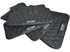 Floor Mats For BMW 3 Series E92 Lci Black Leather Er56 Design - AutoWin