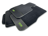 Floor Mats For BMW 4 Series G22 Coupe Carbon Leather Er56 Design - AutoWin