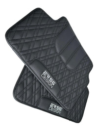Floor Mats For BMW M5 E28 Black Leather Er56 Design - AutoWin