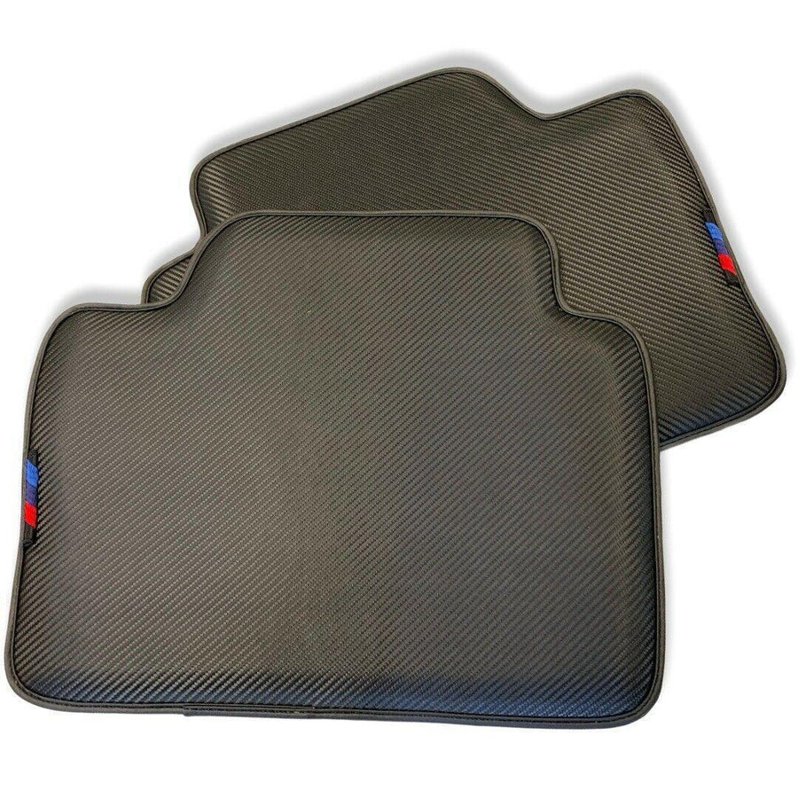 Floor Mats For BMW M8 F92 2-door Coupe Autowin Brand Carbon Fiber Leather - AutoWin