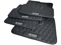 Floor Mats For BMW X1 Series E84 Black Leather Er56 Design - AutoWin