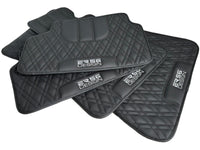 Floor Mats For BMW X3 Series G01 Black Leather Er56 Design - AutoWin