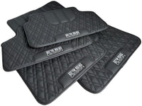 Floor Mats For BMW X5 Series F15 Black Leather Er56 Design - AutoWin