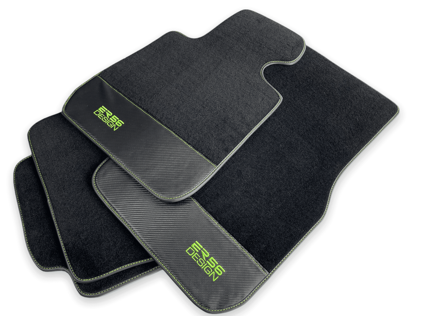 Floor Mats for BMW iX (2022-2024) with Carbon Leather | ER56 Design - AutoWin