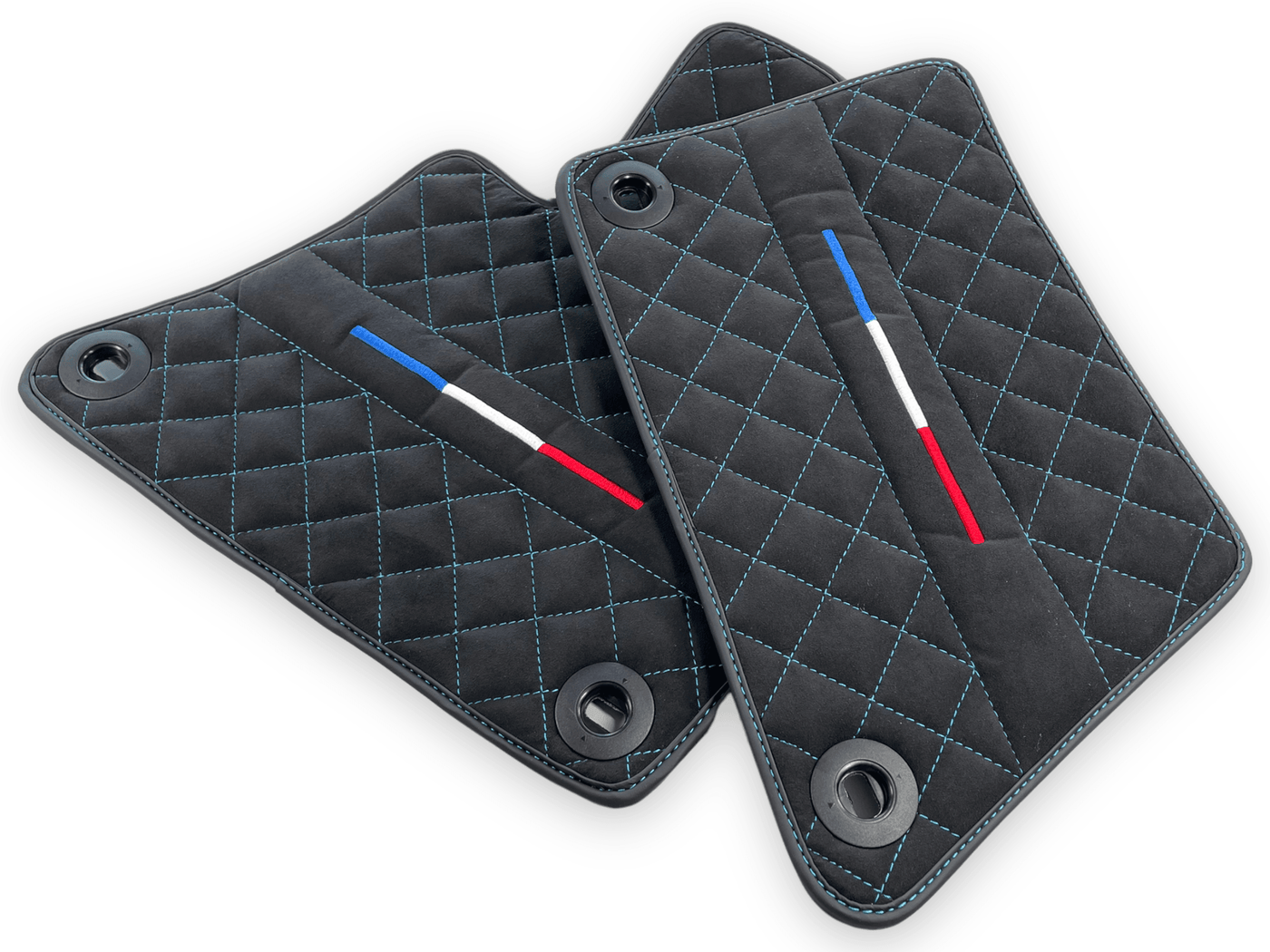 Floor Mats For Bugatti Veyron Tailored Alcantara Leather - AutoWin