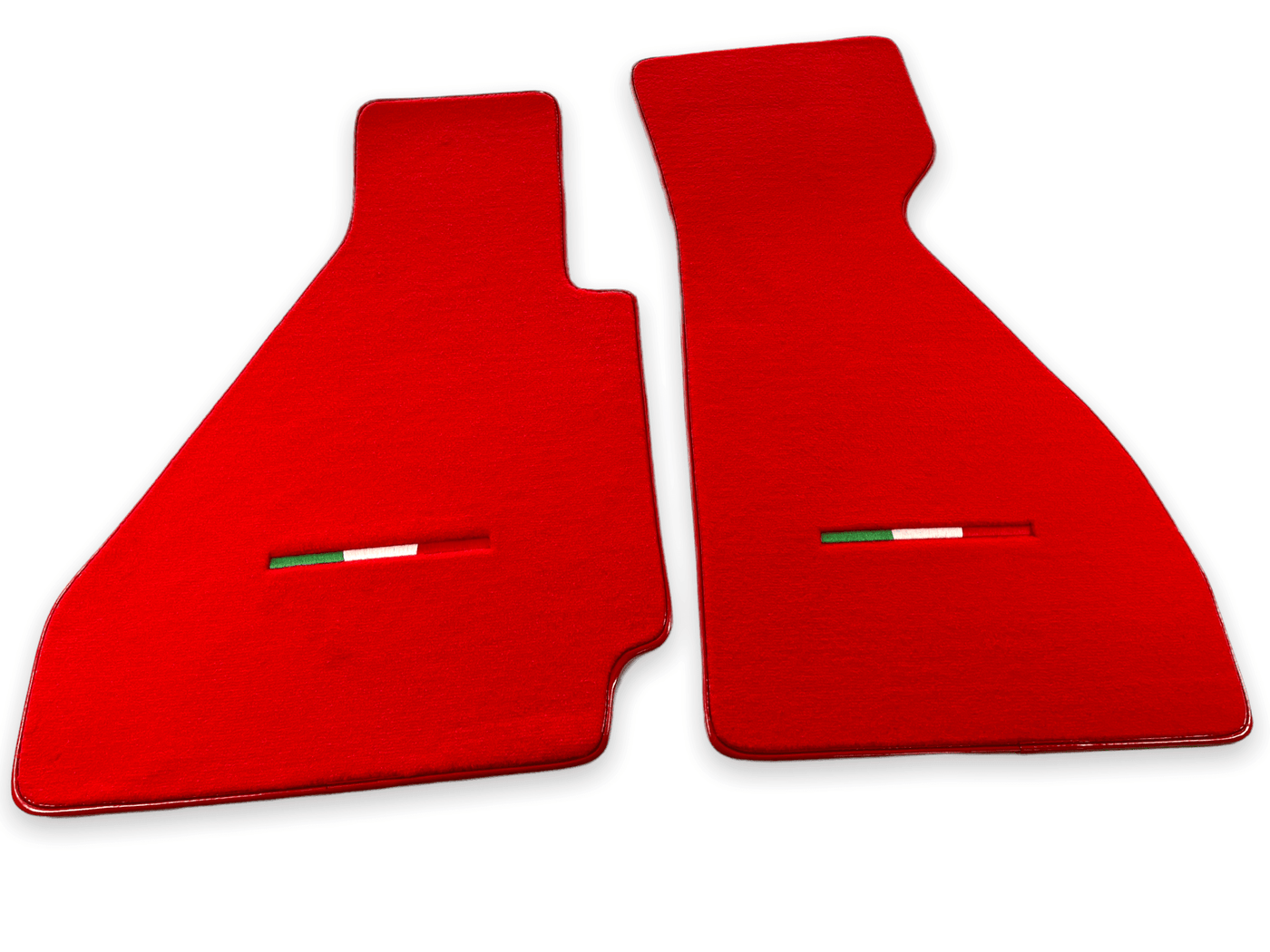 Floor Mats For Ferrari 328 GTB 1985-1989 Red Autowin Brand Italian Edition - AutoWin