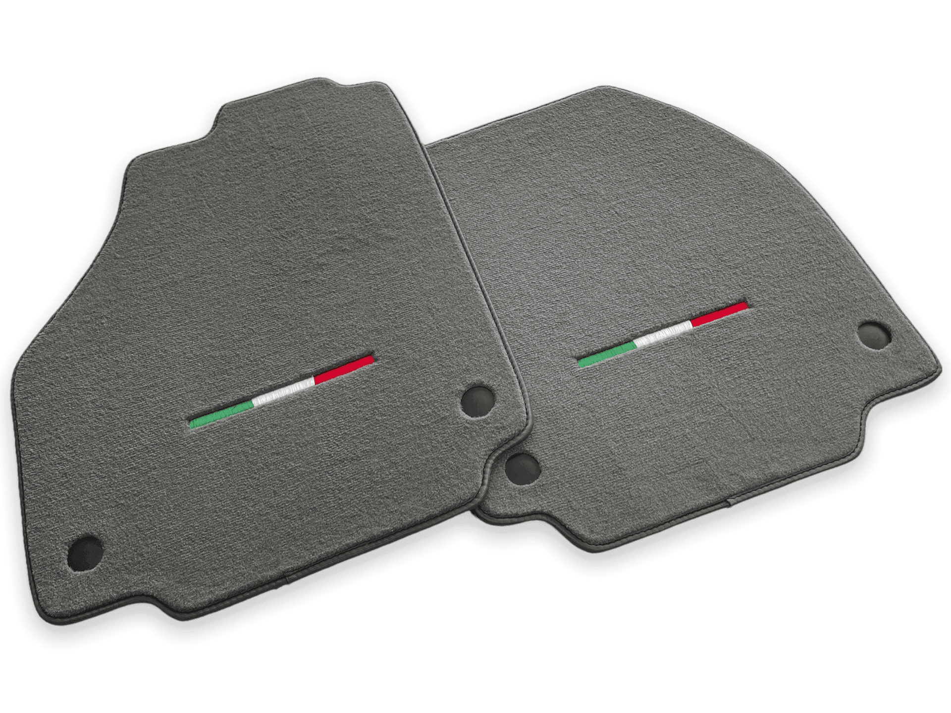 Floor Mats For Ferrari F8 Tributo (2019-2023) Gray Italian Edition - AutoWin