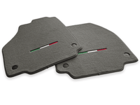 Floor Mats For Ferrari F8 Tributo (2019-2023) Gray Italian Edition - AutoWin